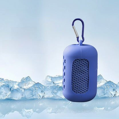 Cooling Sports Towel with Silicone Case
