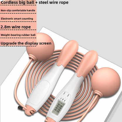 Intelligent Cordless Counting Skipping Rope with Weighted Ball